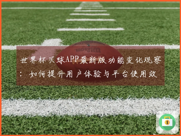 世界杯买球APP最新版功能变化观察：如何提升用户体验与平台使用效率